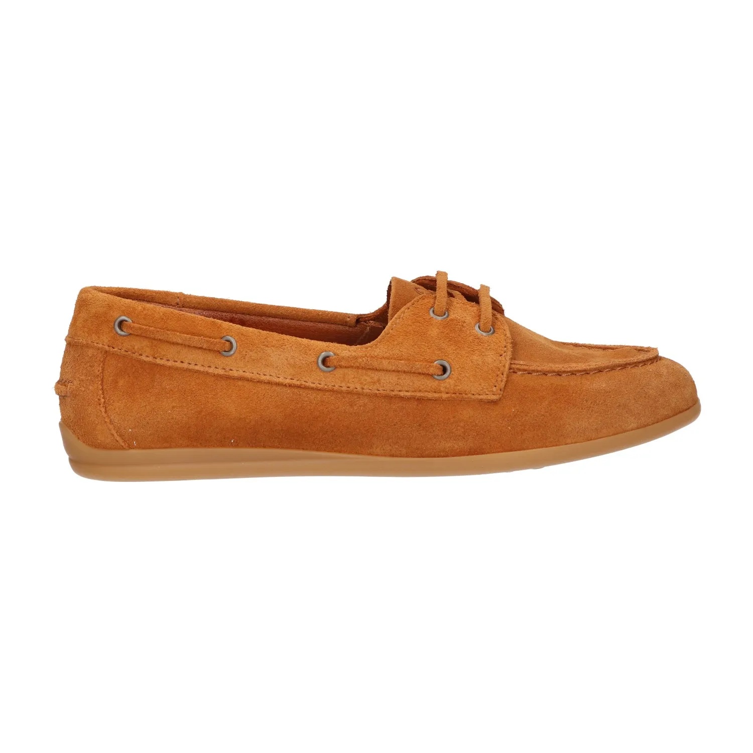 Suède leren bootschoen – tan
